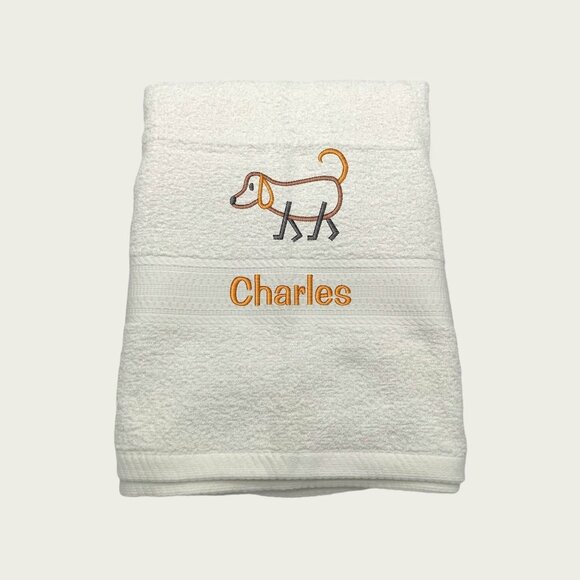 CUSTOM Puppy Towel - Picture 1 of 7